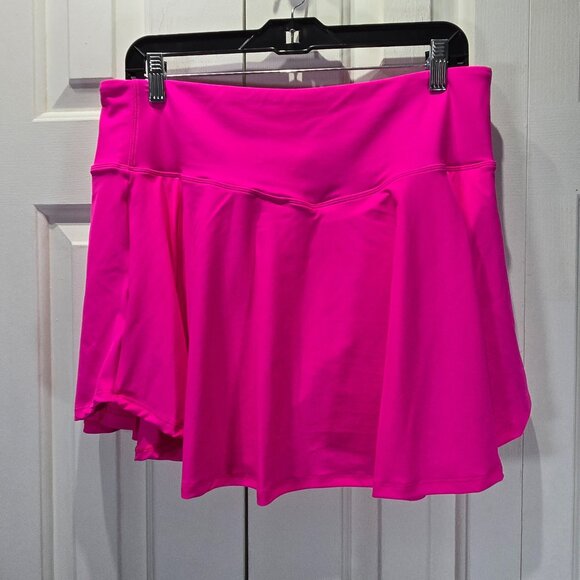 NWT Women’s Hot Pink Athletic Skort with Inside Pockets – Size XL - Picture 2 of 5